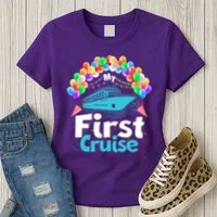 Vacation Time My First Crusie Women's T-Shirt thumb 3
