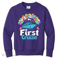 Vacation Time My First Crusie Kids Sweatshirt thumb 0