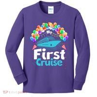 Vacation Time My First Crusie Kids Long Sleeve Shirt thumb 0
