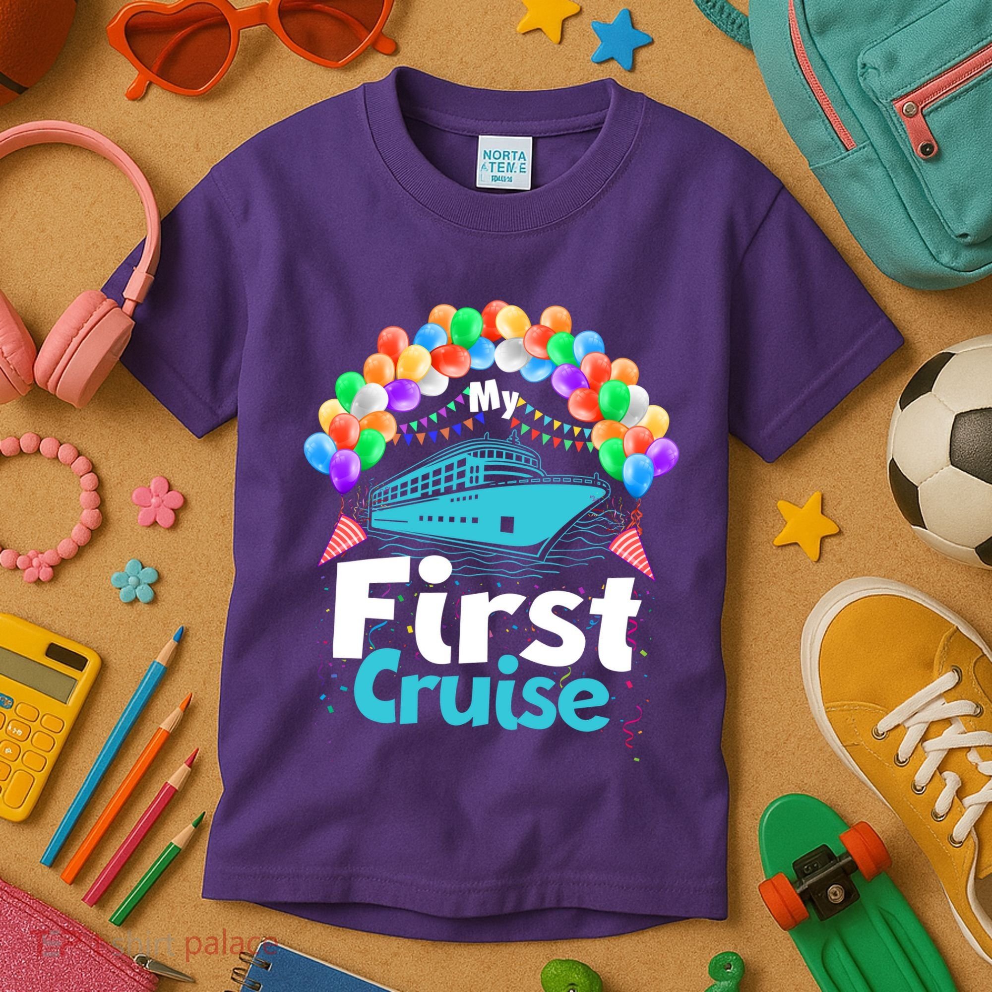 Vacation Time My First Crusie Kids T-Shirt