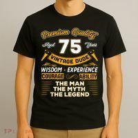 Vintage The Man Myth Legend 75 Yrs 75th Birthday Gift T-Shirt thumb 3