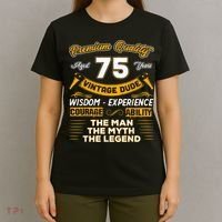 Vintage The Man Myth Legend 75 Yrs 75th Birthday Gift T-Shirt thumb 4