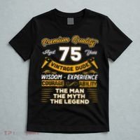Vintage The Man Myth Legend 75 Yrs 75th Birthday Gift T-Shirt thumb 5