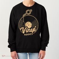 Vinyl Turntable Music Retro LP Record Player DJ Women's Sweatshirt thumb 0