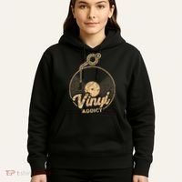 Vinyl Turntable Music Retro LP Record Player DJ Hoodie thumb 5