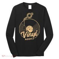 Vinyl Turntable Music Retro LP Record Player DJ Long Sleeve Shirt thumb 0
