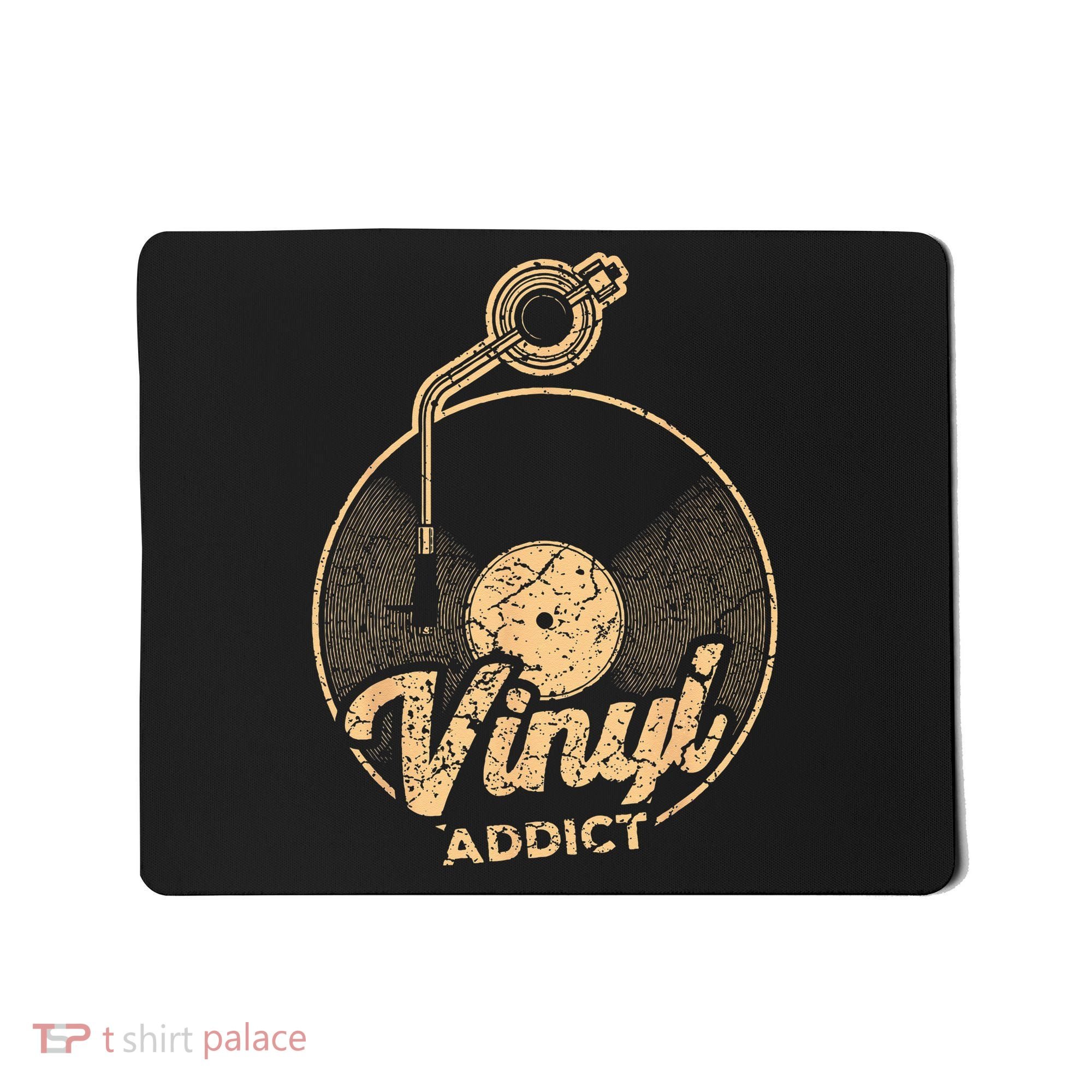 Vinyl Turntable Music Retro LP Record Player DJ Mousepad