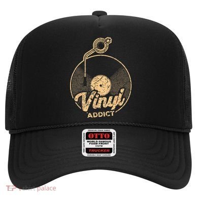 Vinyl Turntable Music Retro LP Record Player DJ Hat