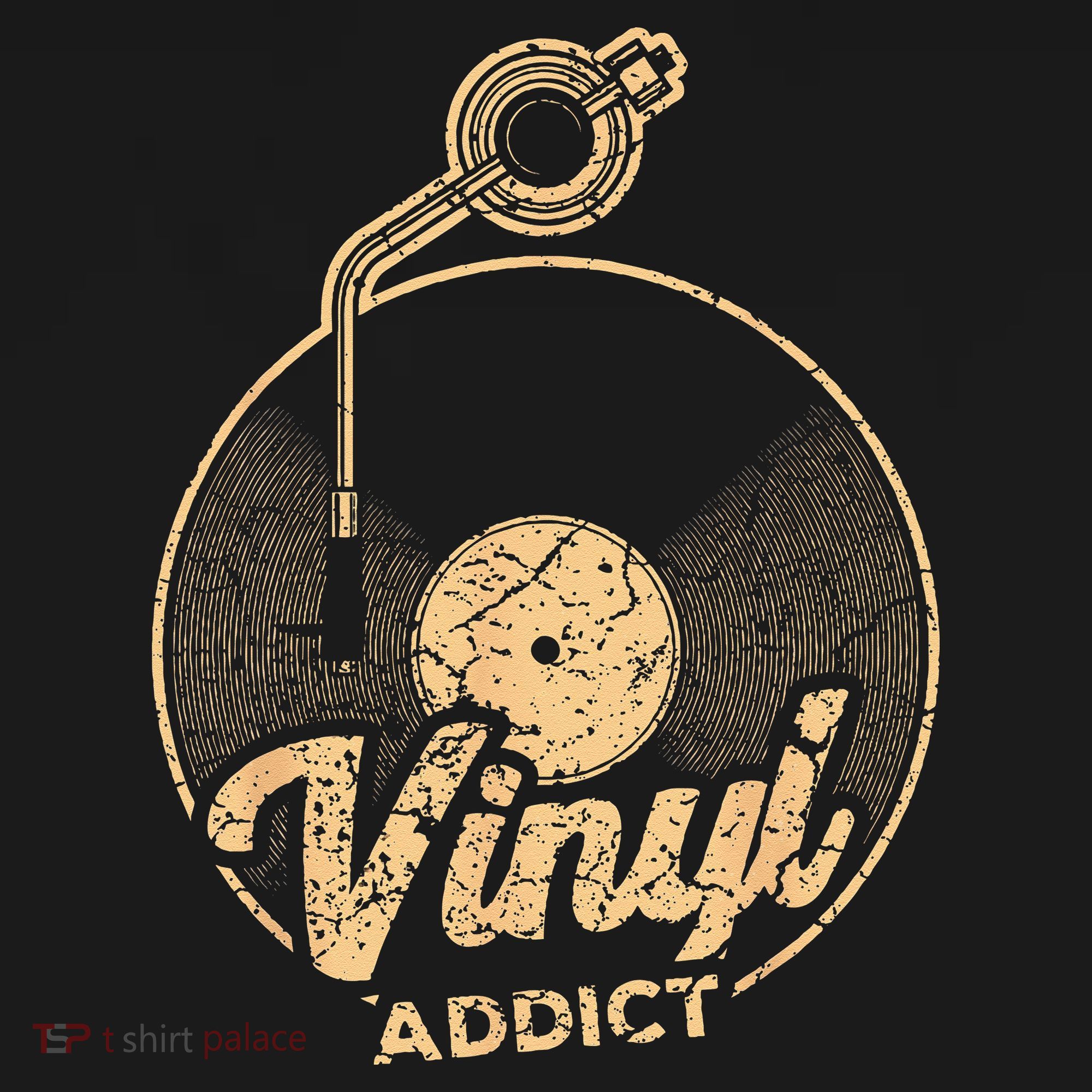 Vinyl Turntable Music Retro LP Record Player DJ Kids Sweatshirt