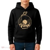 Vinyl Turntable Music Retro LP Record Player DJ Kids Hoodie thumb 4