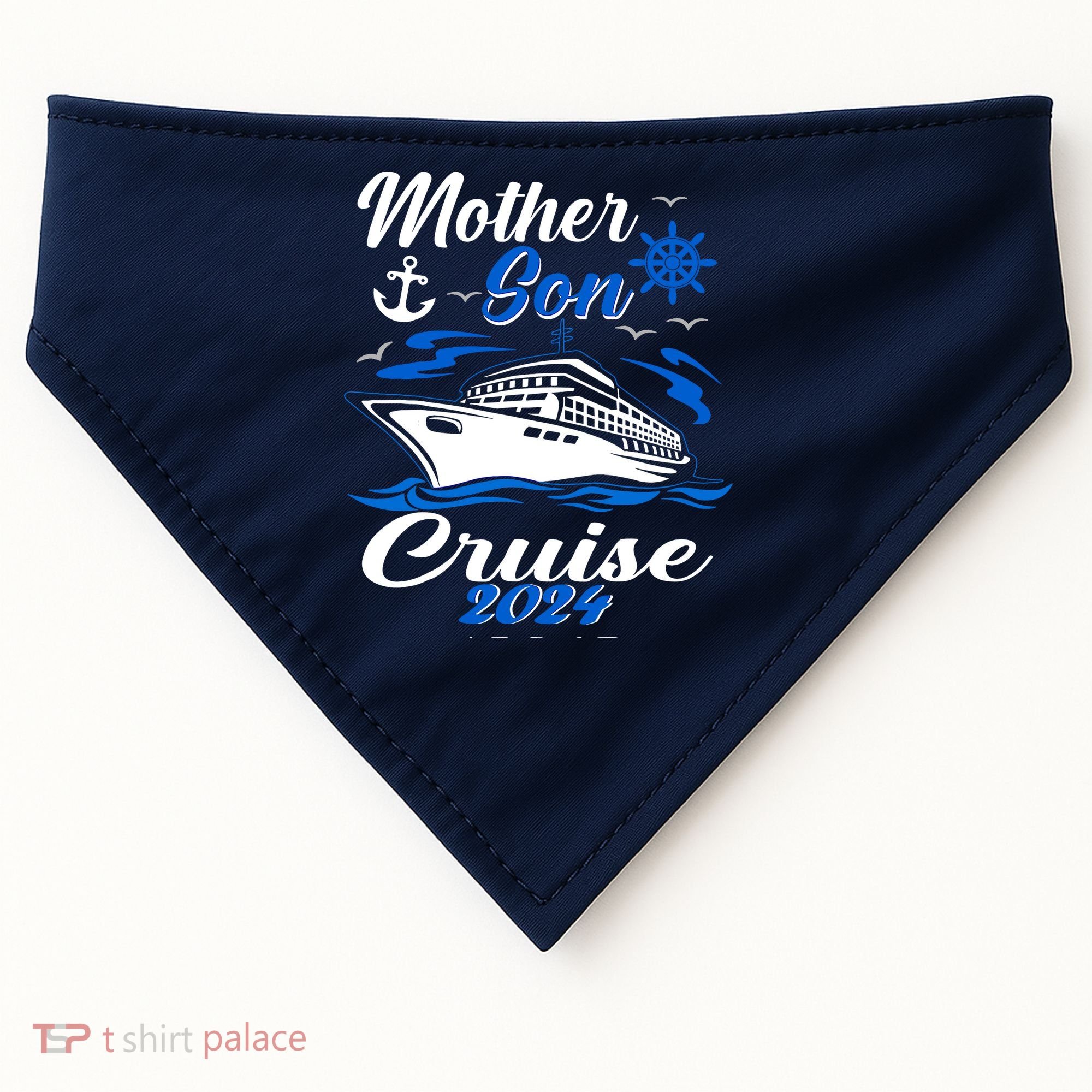 Vacation Trip Matching USA-Made Doggie Bandana