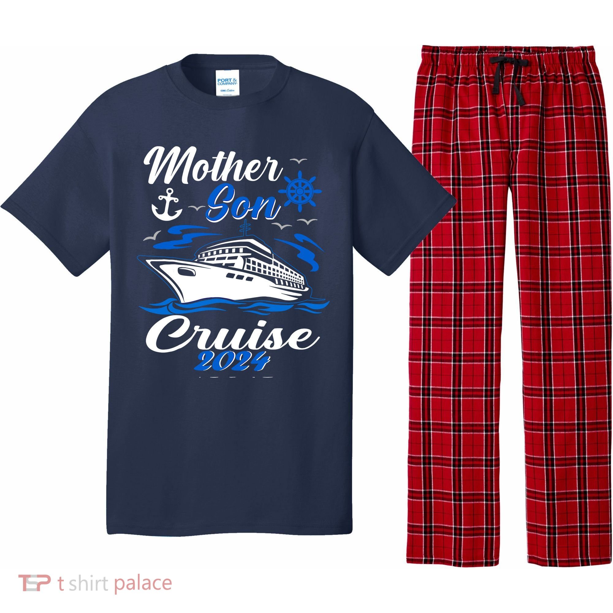 Vacation Trip Matching Pajama Set