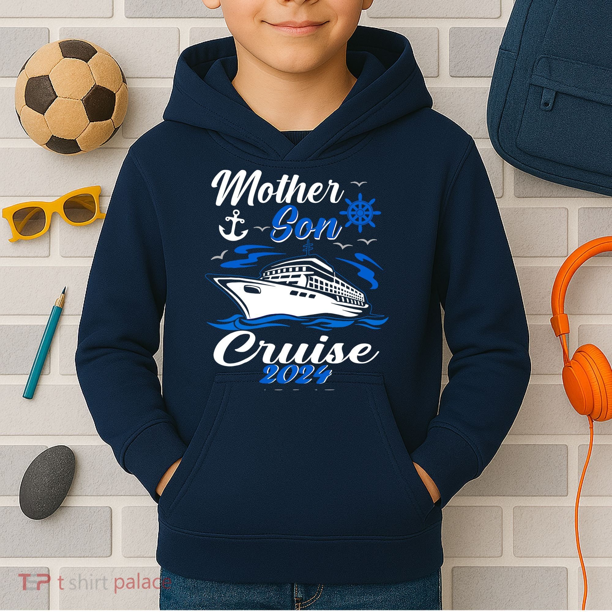 Vacation Trip Matching Kids Hoodie