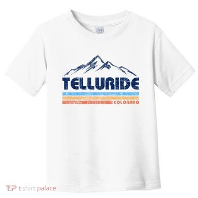Vintage Telluride Mountain Toddler T-Shirt