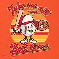 Vintage Take Me Out To The Ball Game Mascot T-Shirt thumb 7