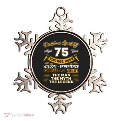 Vintage The Man Myth Legend 75 Yrs 75th Birthday Present Gift Ornament