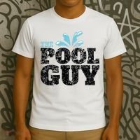 Vintage The Pool Guy Funny Swimming T-Shirt thumb 3