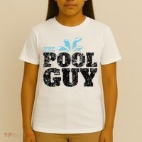 Vintage The Pool Guy Funny Swimming T-Shirt thumb 4