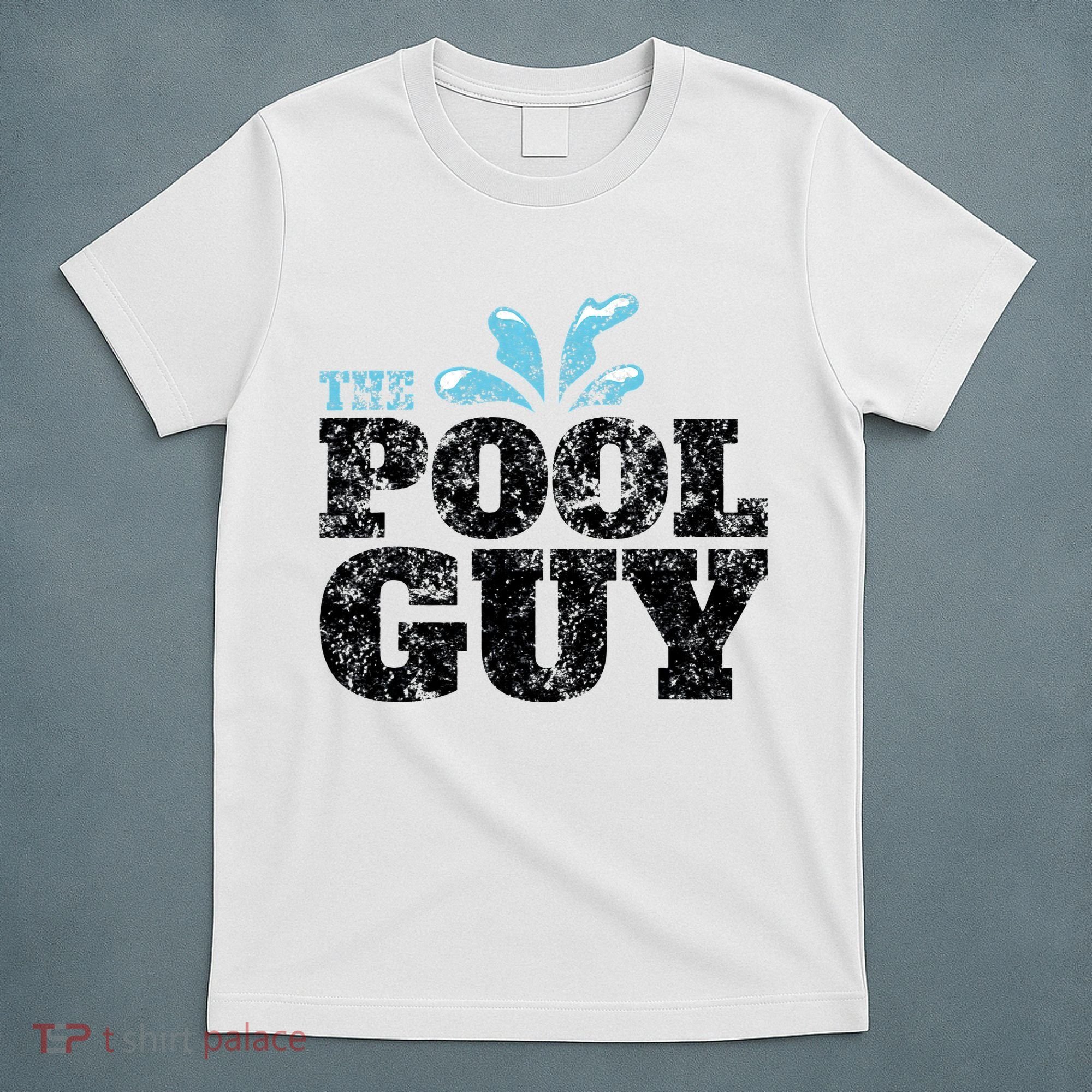 Vintage The Pool Guy Funny Swimming T-Shirt