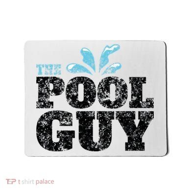 Vintage The Pool Guy Funny Swimming Mousepad