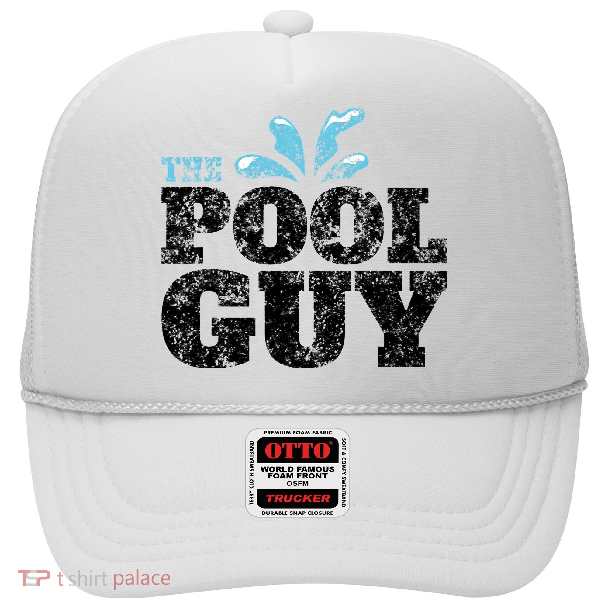 Vintage The Pool Guy Funny Swimming Hat