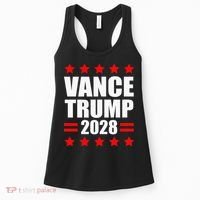 Vance Trump Presidential Election 2028 Political Women's Tank Top thumb 0