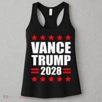 Vance Trump Presidential Election 2028 Political Women's Tank Top thumb 3