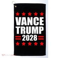 Vance Trump Presidential Election 2028 Political Golf Towel thumb 0