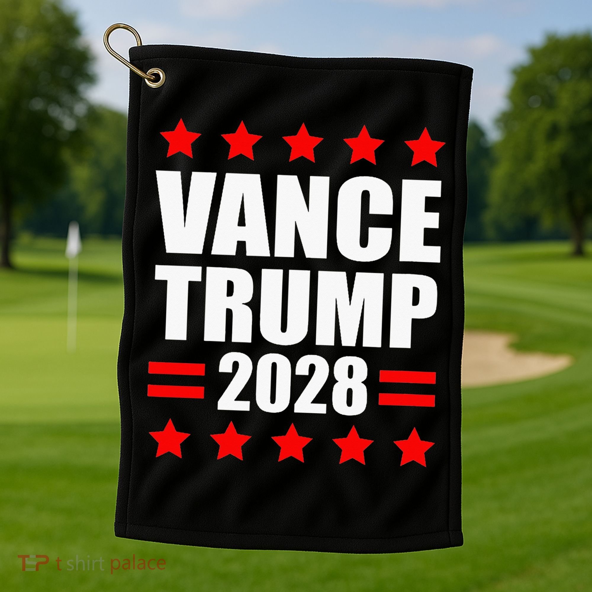 Vance Trump Presidential Election 2028 Political Golf Towel