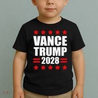 Vance Trump Presidential Election 2028 Political Toddler T-Shirt thumb 2