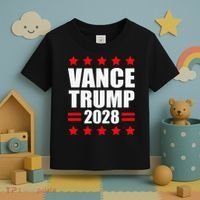 Vance Trump Presidential Election 2028 Political Toddler T-Shirt thumb 3