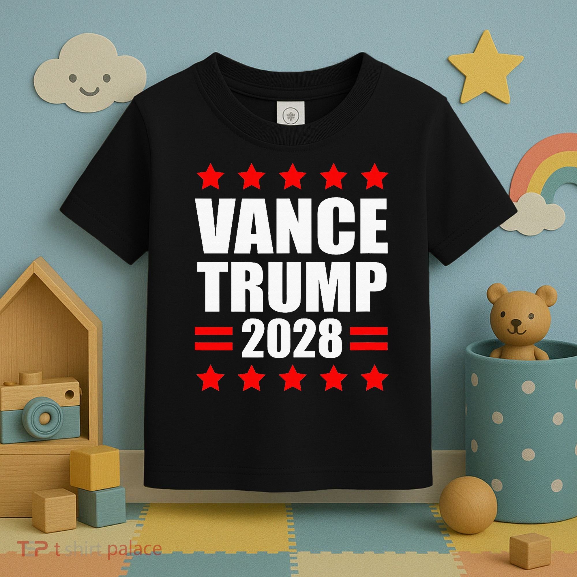 Vance Trump Presidential Election 2028 Political Toddler T-Shirt