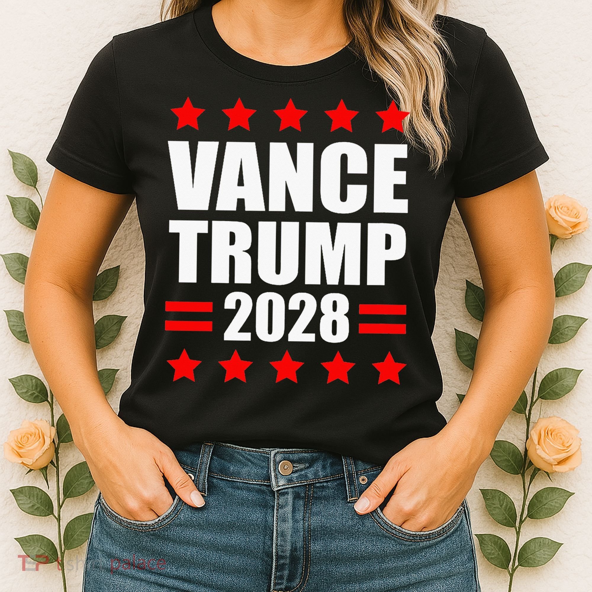 Vance Trump Presidential Election 2028 Political Women's T-Shirt