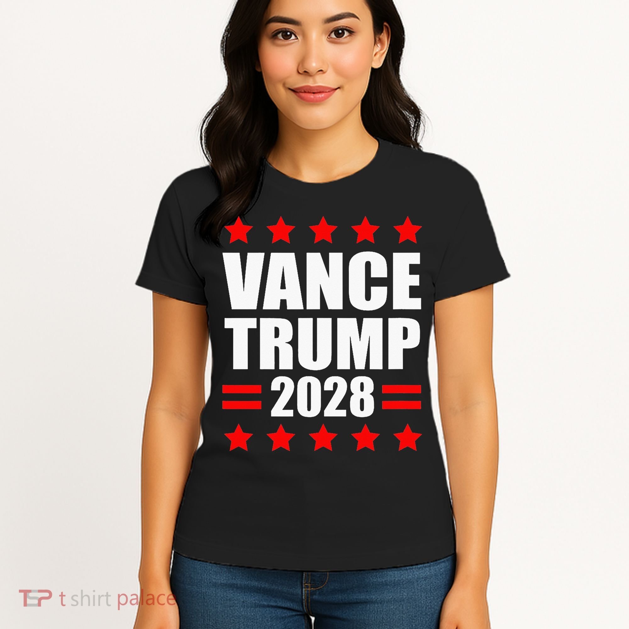 Vance Trump Presidential Election 2028 Political Women's T-Shirt