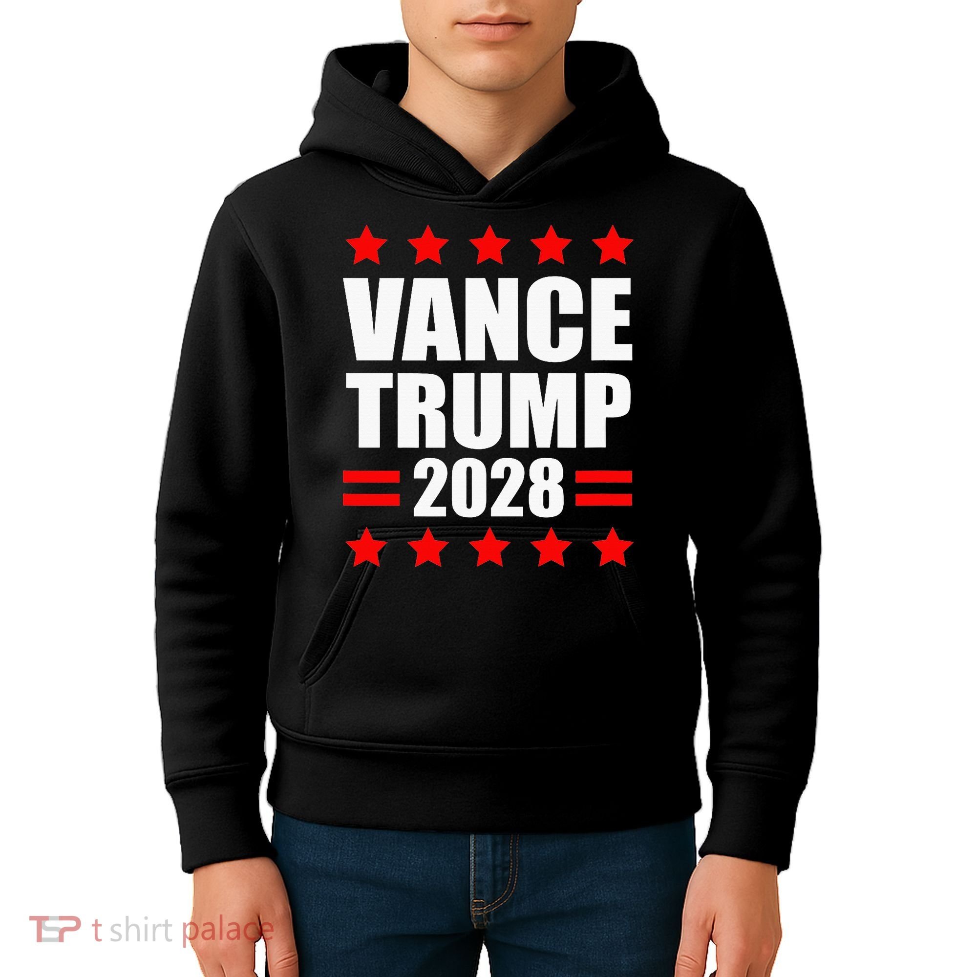 Vance Trump Presidential Election 2028 Political Kids Hoodie