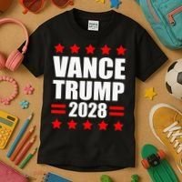 Vance Trump Presidential Election 2028 Political Kids T-Shirt thumb 3