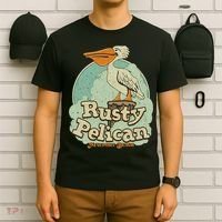 Vintage The Rusty Pelican 1972 Newport Beach T-Shirt thumb 6