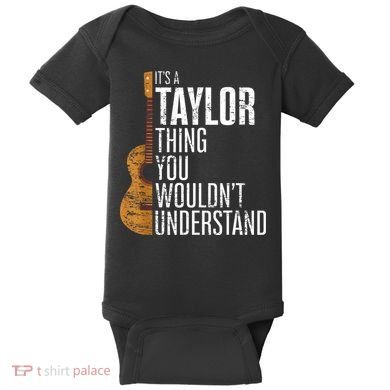 Vintage Taylor Retro ItS A Taylor Thing First Name 70S Baby Bodysuit