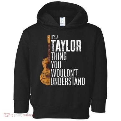 Vintage Taylor Retro ItS A Taylor Thing First Name 70S Toddler Hoodie