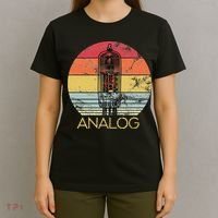 Vacuum Tube Retro Analog Audio Valve Amp Hi Fi Or Guitar T-Shirt thumb 4
