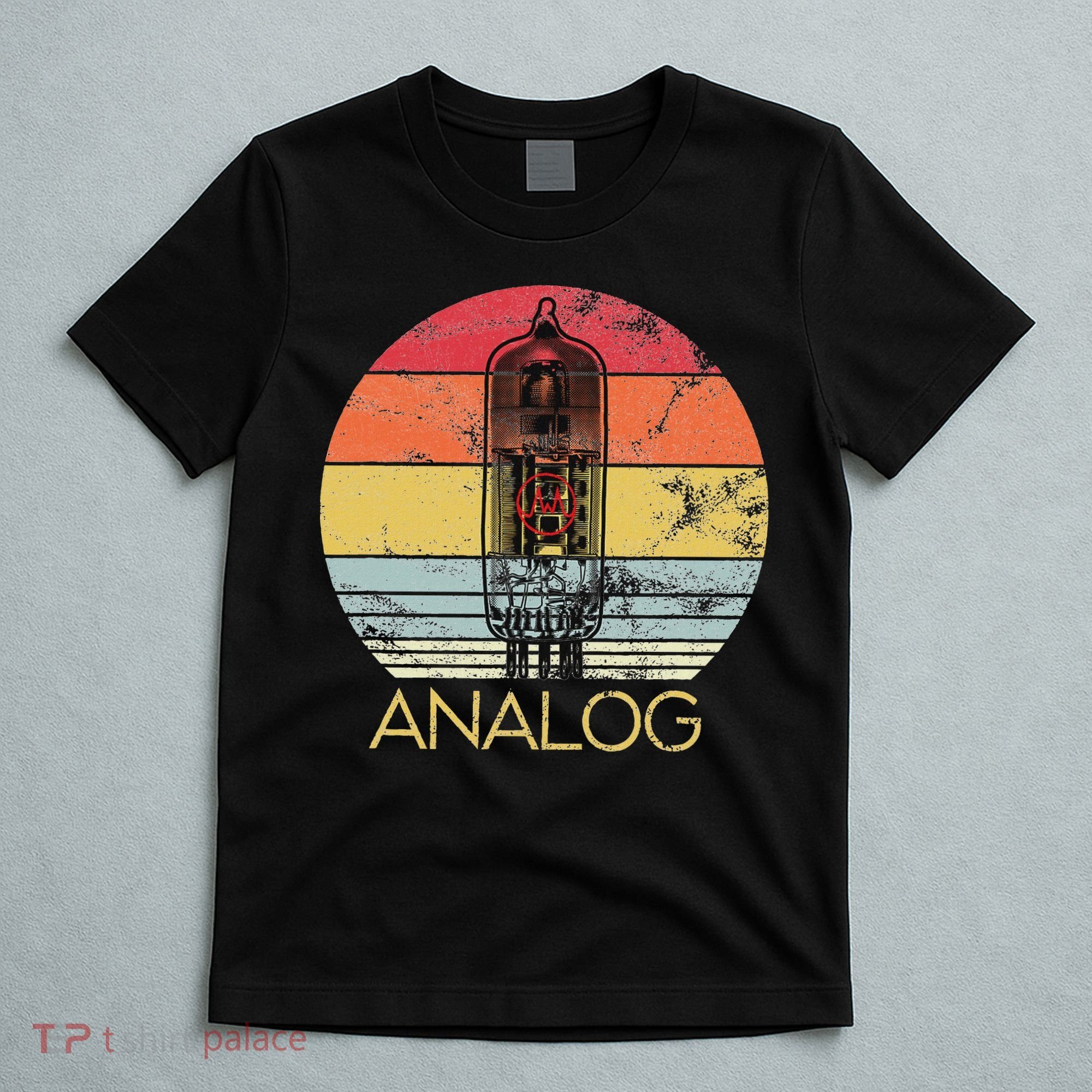 Vacuum Tube Retro Analog Audio Valve Amp Hi Fi Or Guitar T-Shirt