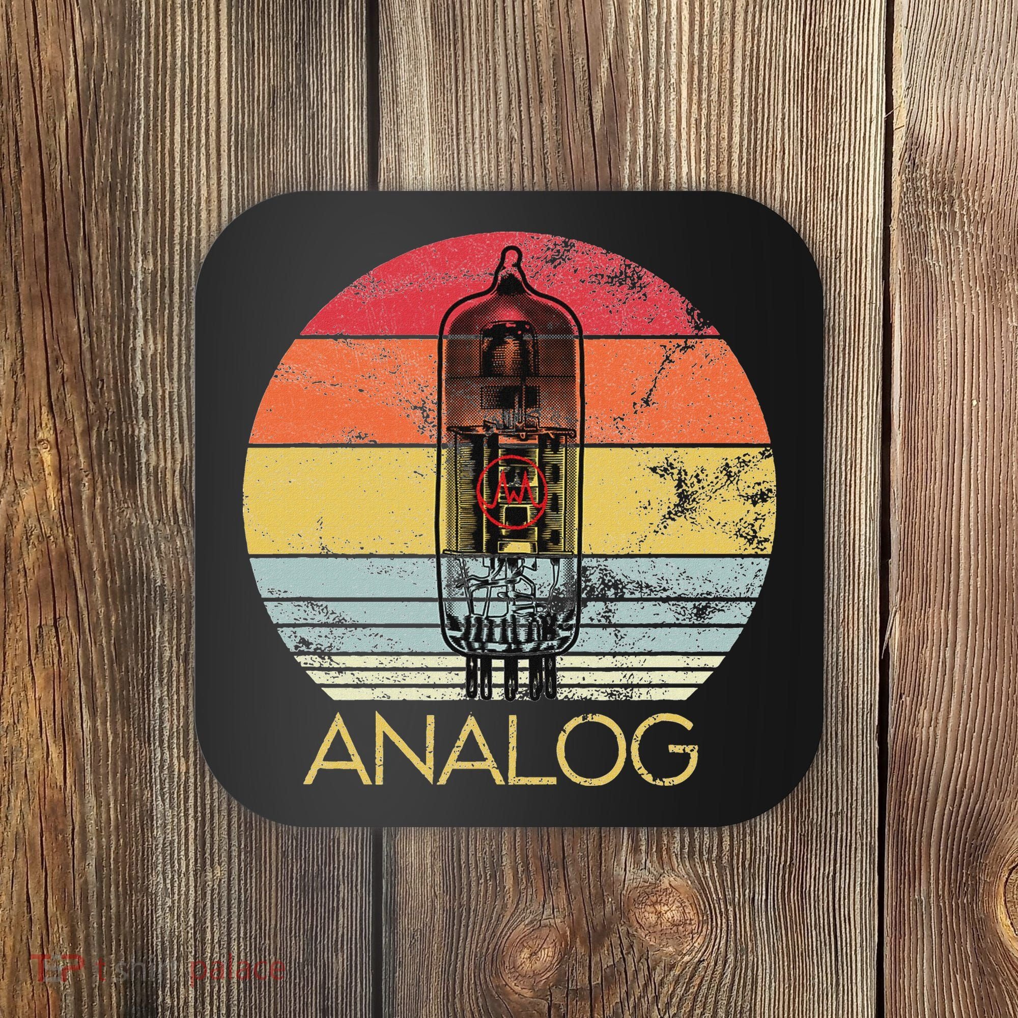Vacuum Tube Retro Analog Audio Valve Amp Hi Fi Or Guitar Coaster