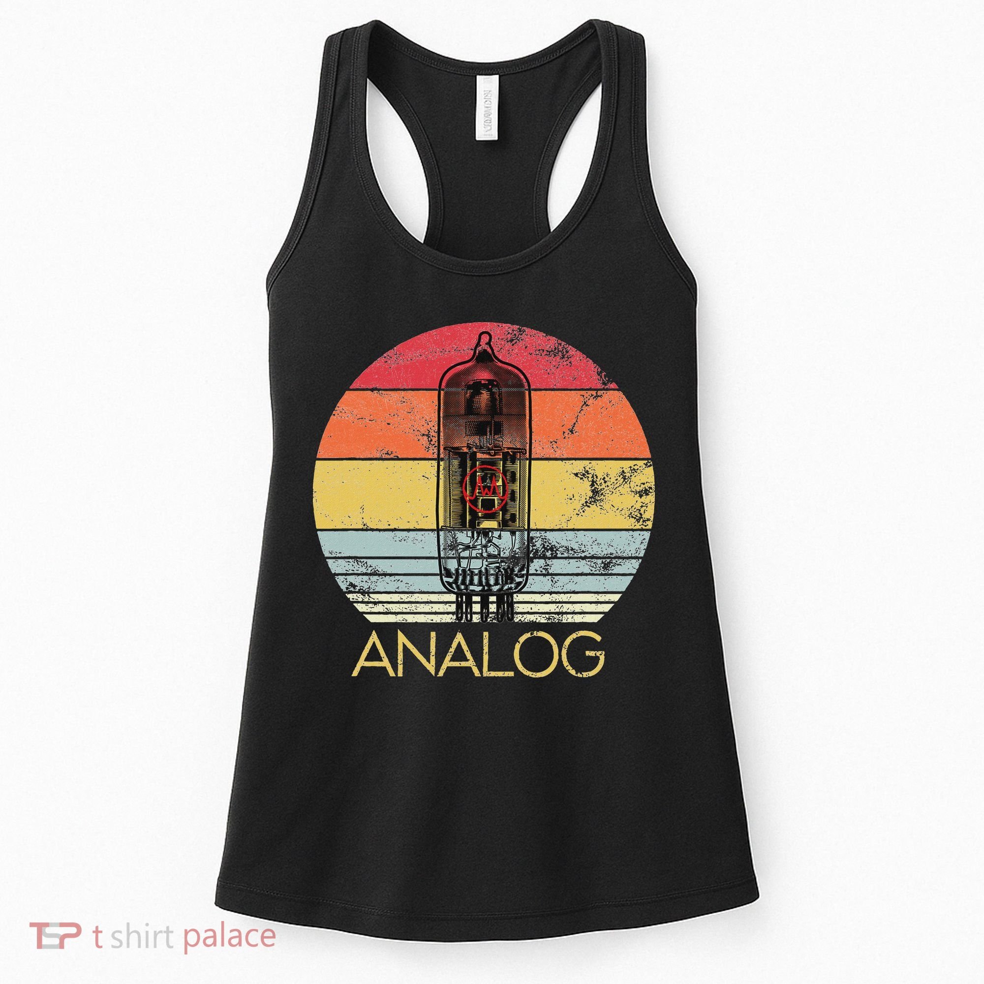 Vacuum Tube Retro Analog Audio Valve Amp Hi Fi Or Guitar Women's Tank Top