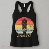 Vacuum Tube Retro Analog Audio Valve Amp Hi Fi Or Guitar Women's Tank Top thumb 3