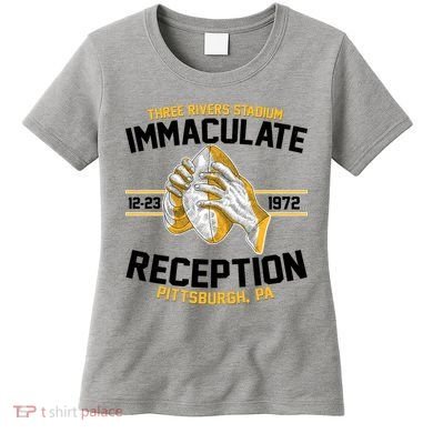 Vintage Three Rivers Stadium Immaculate Reception Football Women's T-Shirt
