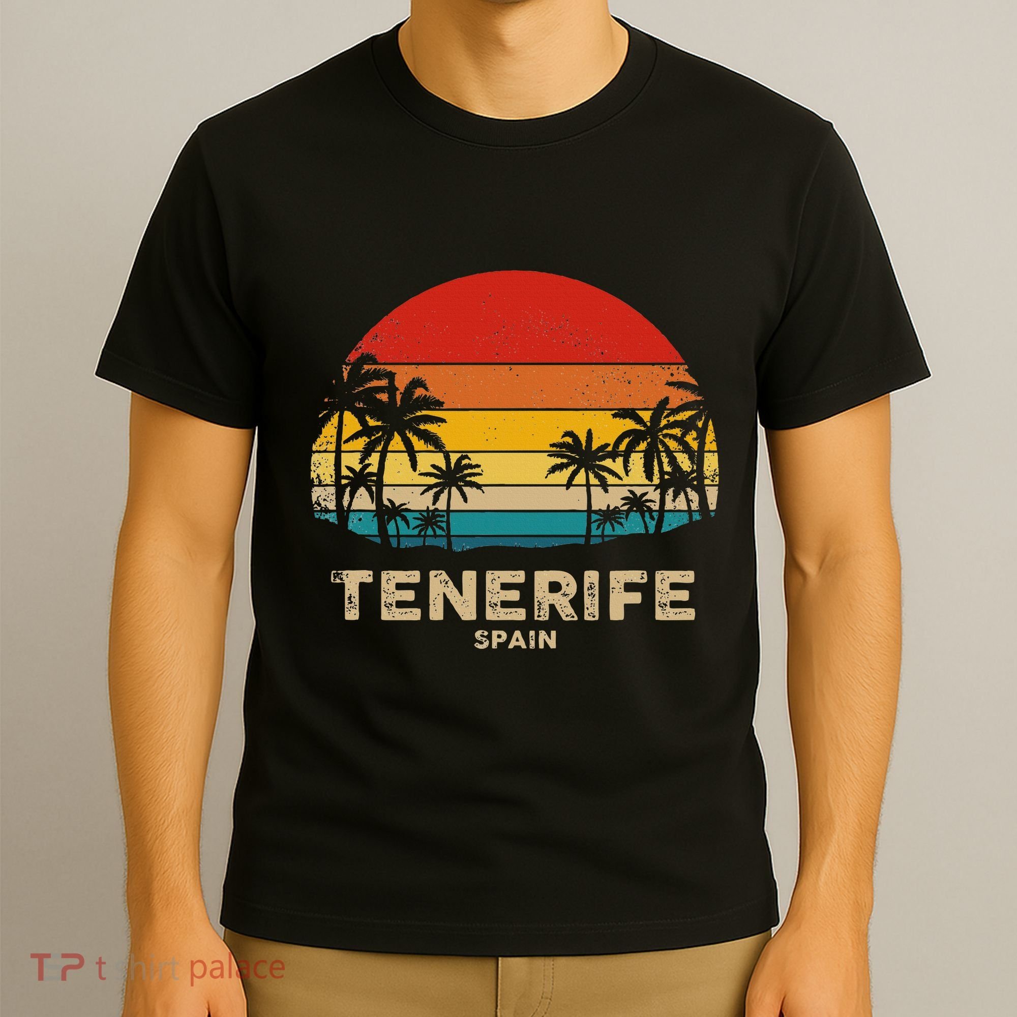 Vintage Tenerife Spain Souvenir T-Shirt