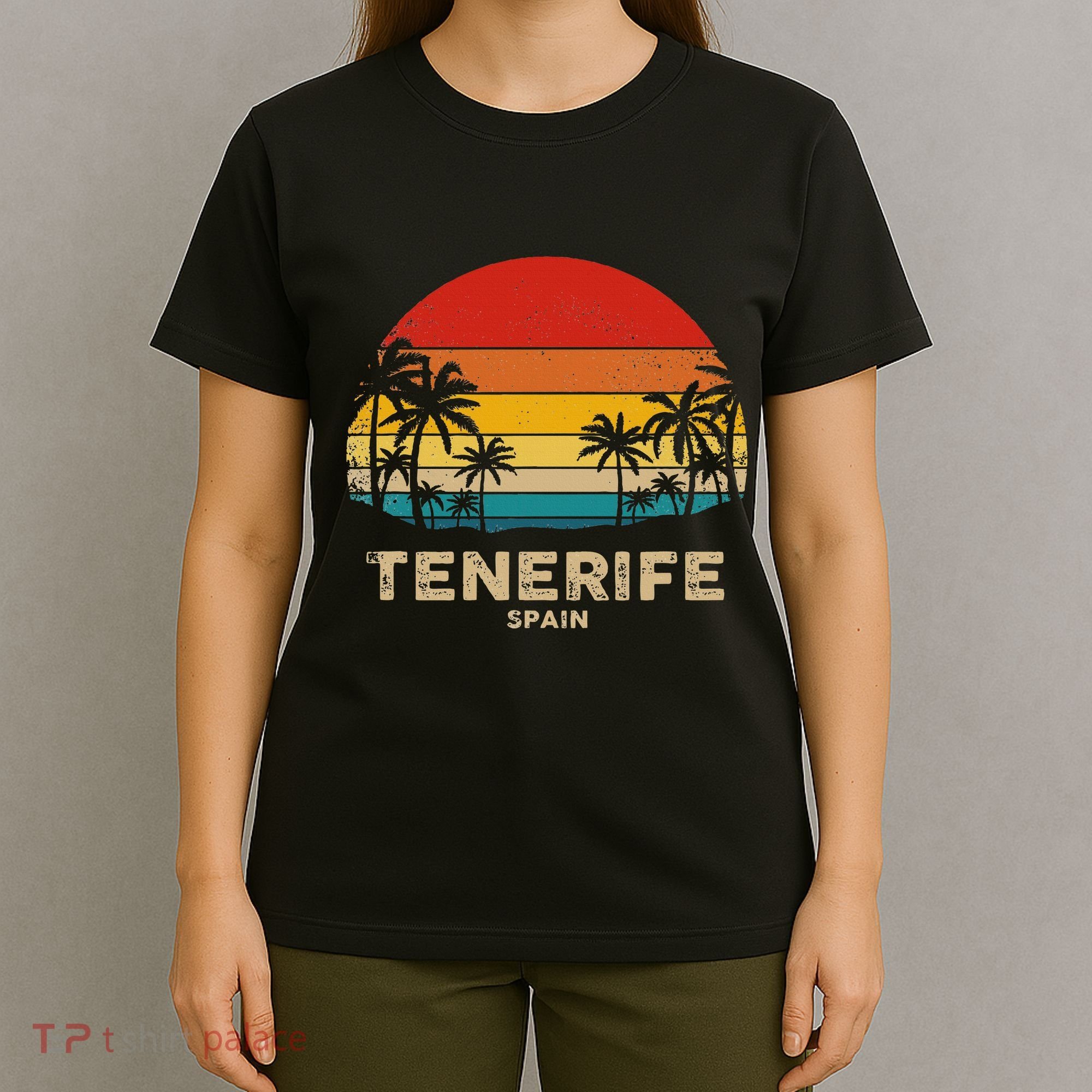 Vintage Tenerife Spain Souvenir T-Shirt