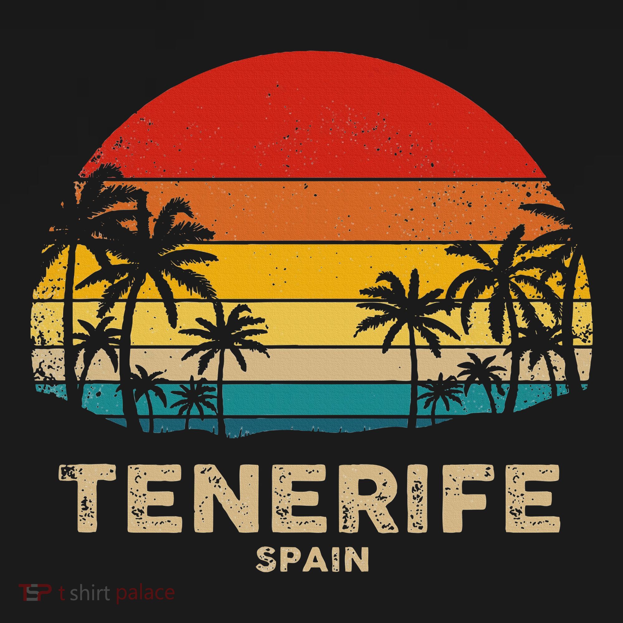Vintage Tenerife Spain Souvenir T-Shirt