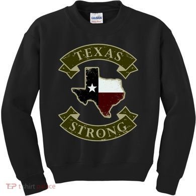 Vintage Texas Strong Logo Kids Sweatshirt