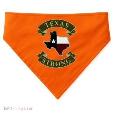 Vintage Texas Strong Logo USA-Made Doggie Bandana
